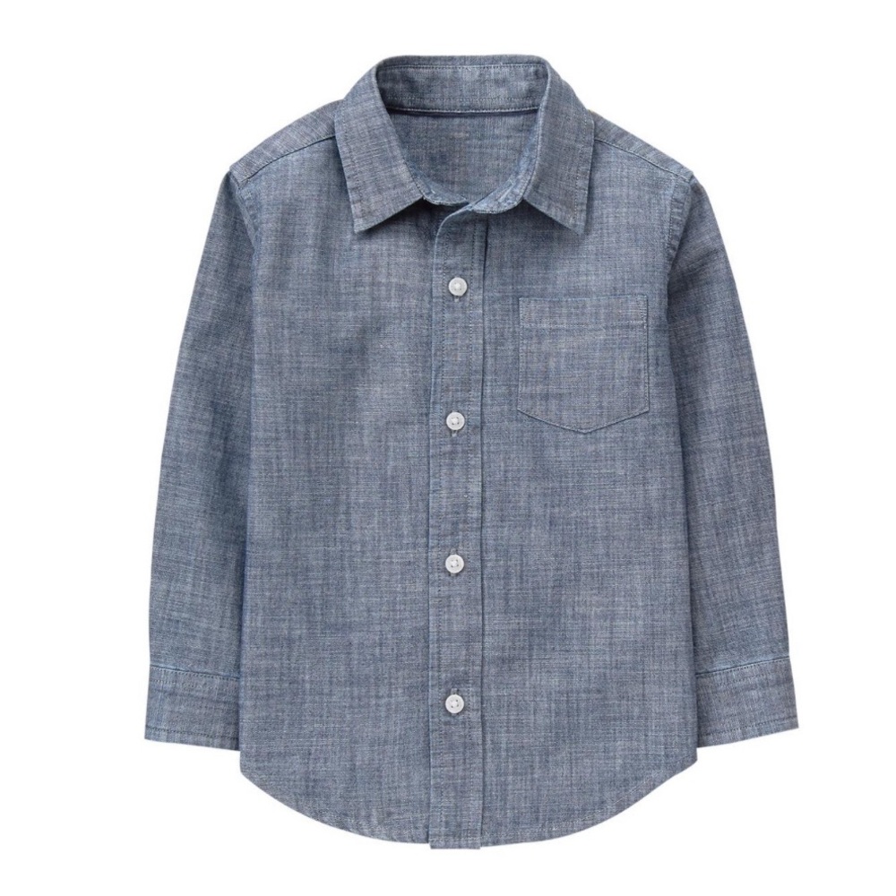 Janie and Jack Chambray Button Down